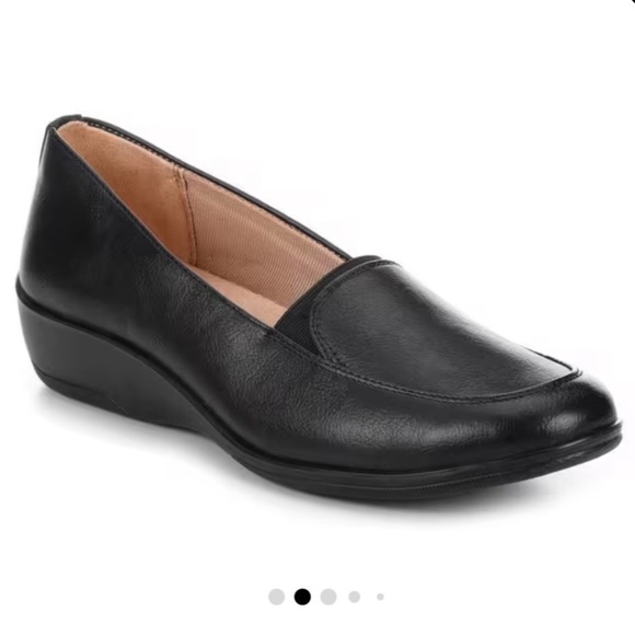 LIFESTRIDE | Women’s Leather Black Ida Loafters - Picture 1 of 7